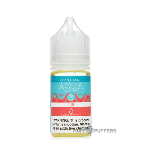 aqua salts pure 30ml e-juice bottle