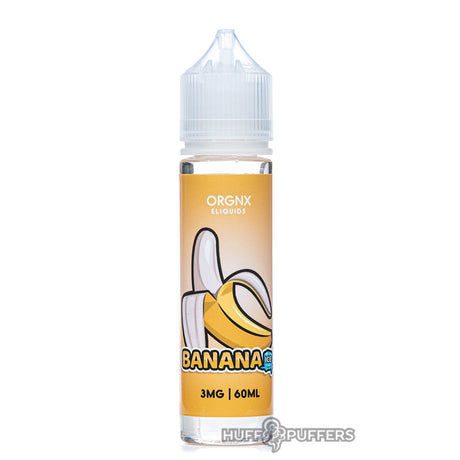 banana ice 60ml e-juice bottle by orgnx