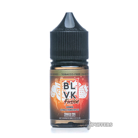 blvk fusion strawberry ice 30ml salt nicotine bottle