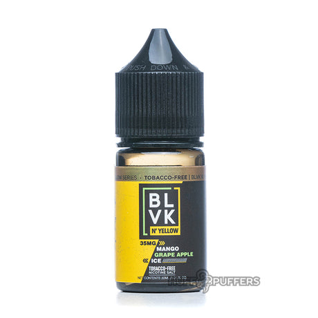 blvk n' yellow mango grape apple ice 30ml salt nicotine bottle