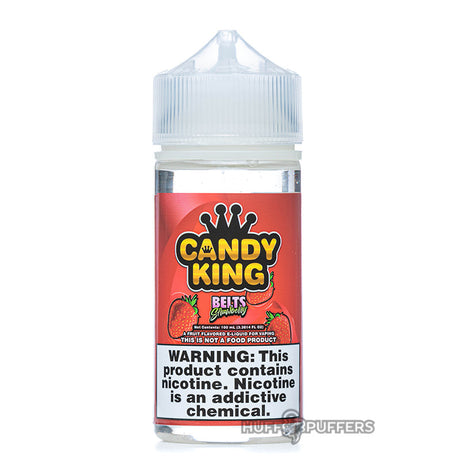 belts strawberry 100ml e-juice bottle by candy king