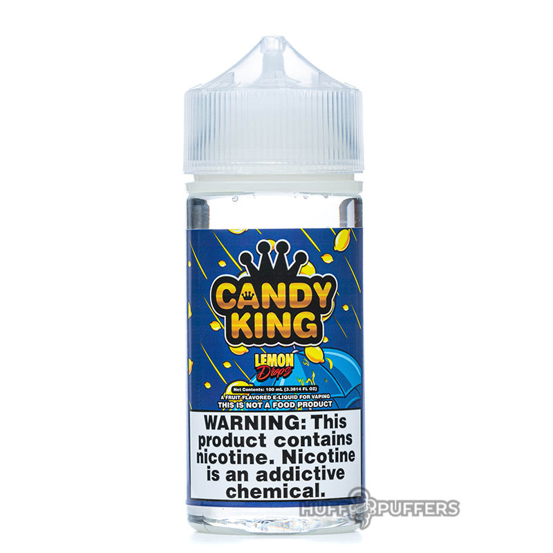 lemon drops 100ml e-juice bottle by candy king