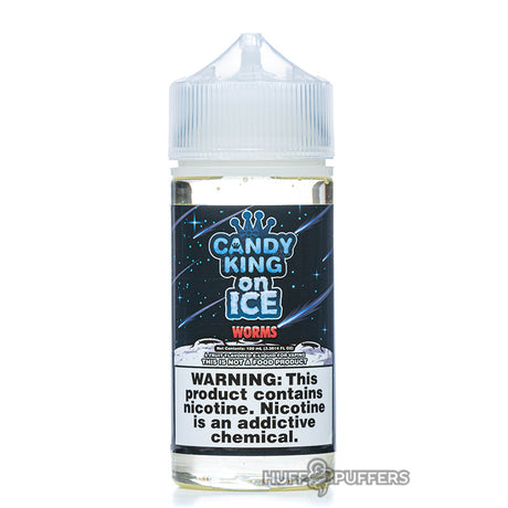 worms ice 100ml e-juice bottle by candy king