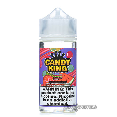 strawberry watermelon bubblegum 100ml e-juice bottle by candy king