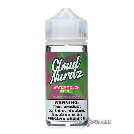 watermelon apple 100ml e-juice bottle by cloud nurdz