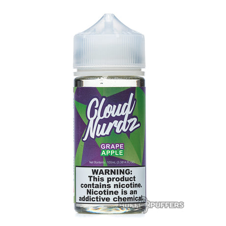 grape apple 100ml e-juice bottle by cloud nurdz