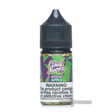 cloud nurdz salts grape apple 30ml e-juice bottle