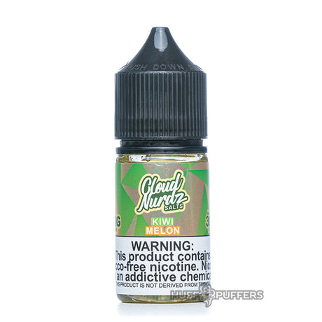 cloud nurdz salts kiwi melon 30ml e-juice bottle