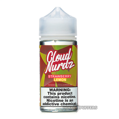 strawberry lemon 100ml e-juice bottle by cloud nurdz