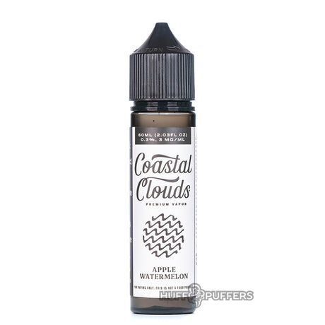 coastal clouds apple watermelon 60ml e-juice bottle