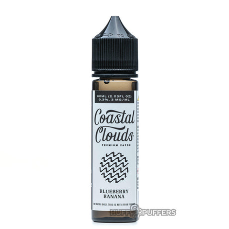 blueberry banana 60ml bottle by coastal clouds