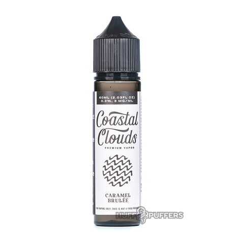 coastal clouds caramel brulee 60ml e-juice bottle