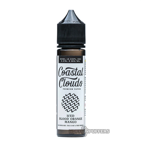 iced blood orange mango 60ml bottle by coastal clouds