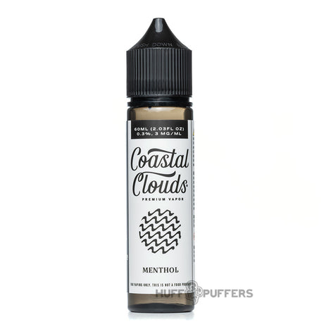 coastal clouds menthol 60ml e-juice bottle