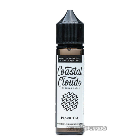 peach tea 60ml bottle by coastal clouds