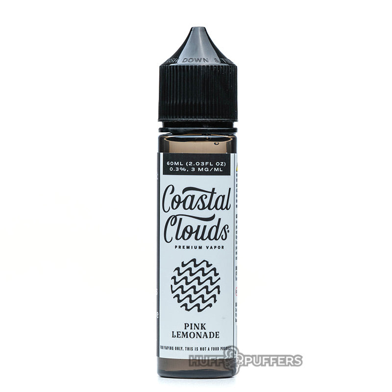 pink lemonade 60ml bottle by coastal clouds