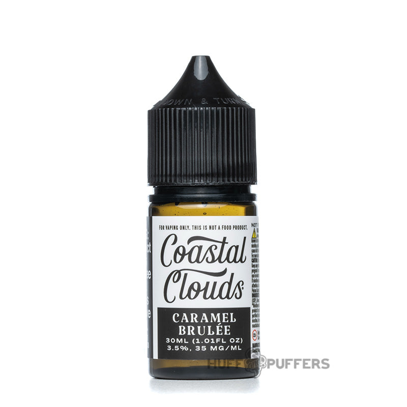 Coastal Clouds Salt E-Liquid - Caramel Brulee - 30ml