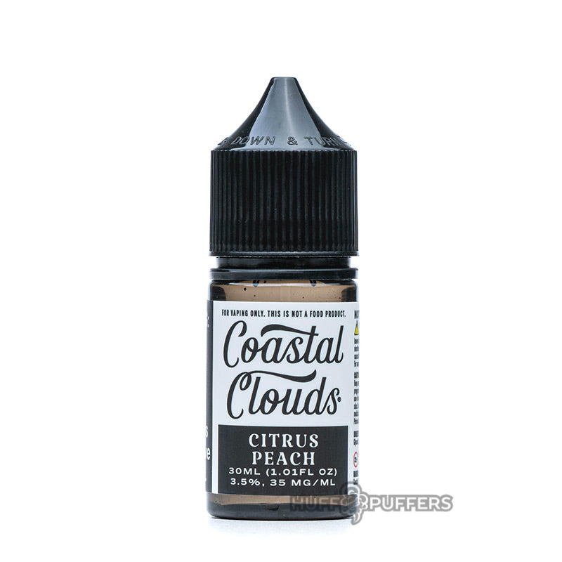 citrus peach 30ml bottle by coastal clouds salt