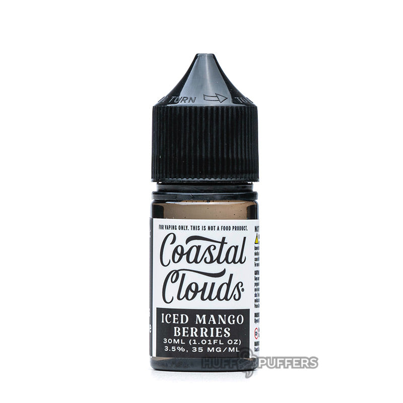 iced mango berries 30ml bottle by coastal clouds salt