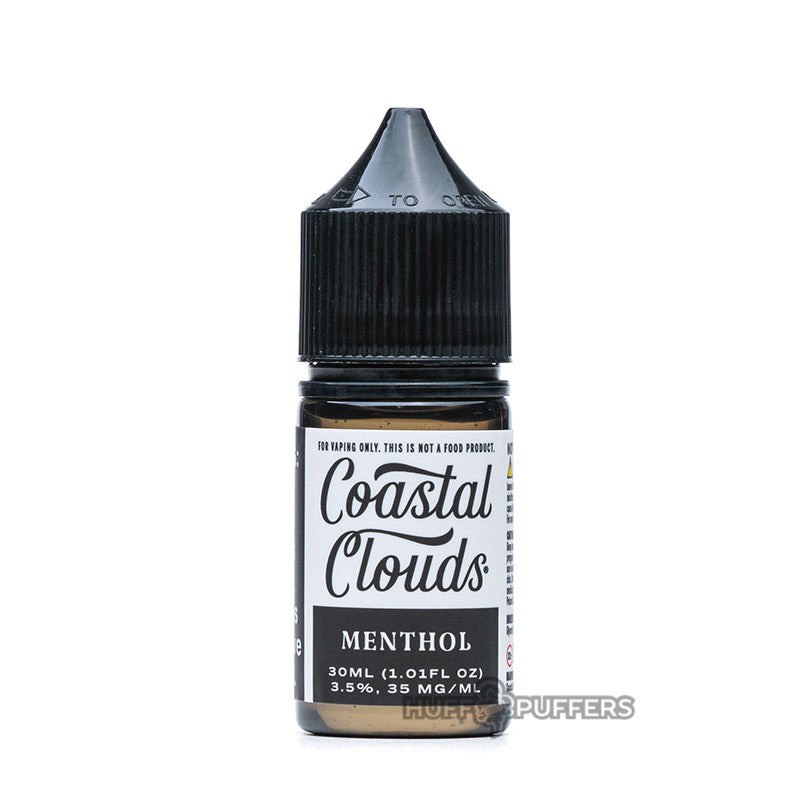 menthol 30ml bottle by coastal clouds salt