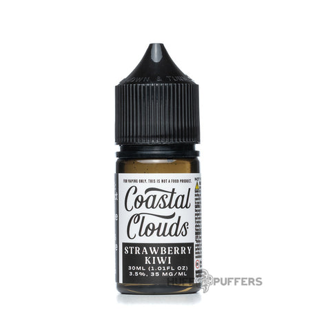 coastal clouds salt strawberry kiwi 30ml e-juice bottle
