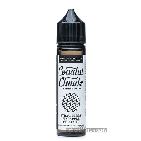 strawberry pineapple coconut 60ml bottle by coastal clouds