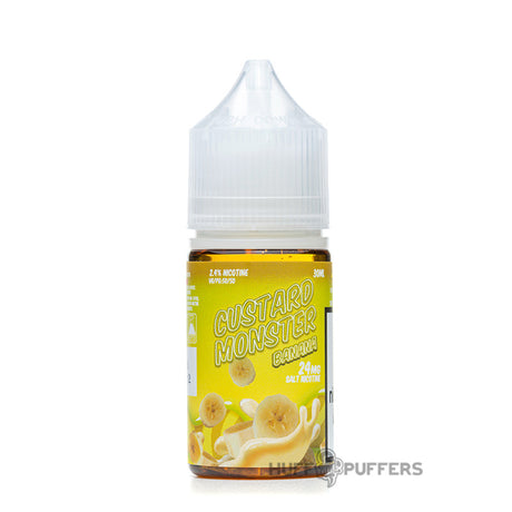 custard monster salt banana 30ml e-juice bottle