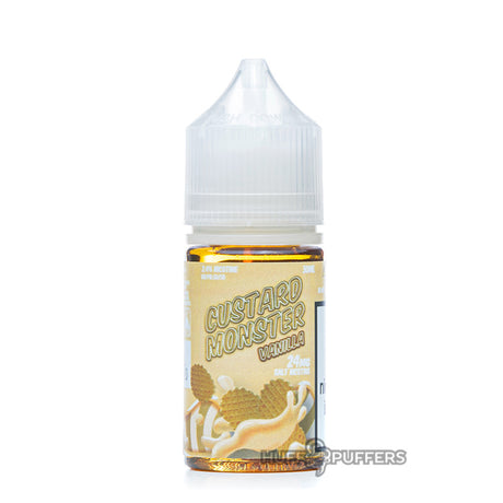 custard monster vanilla salt nicotine e-liquid 30ml bottle