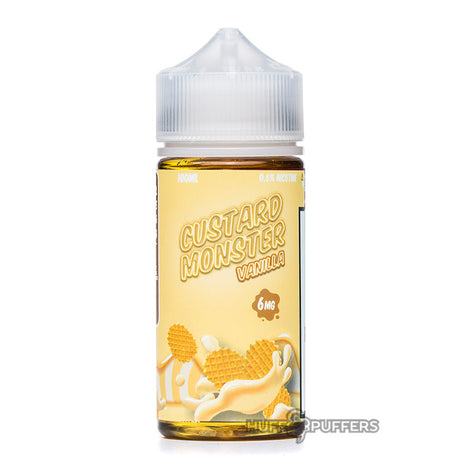 custard monster vanilla e-liquid 100ml bottle