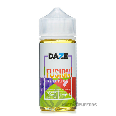 daze fusion grape apple aloe 100ml e-juice bottle