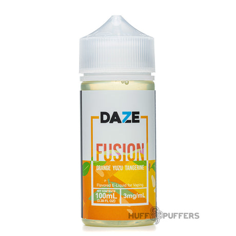 daze fusion orange yuzu tangerine 100ml e-juice bottle