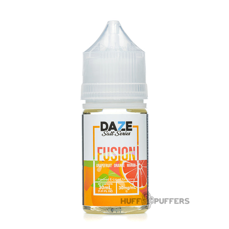 daze fusion salt series grapefruit orange mango 30ml e-juice bottle