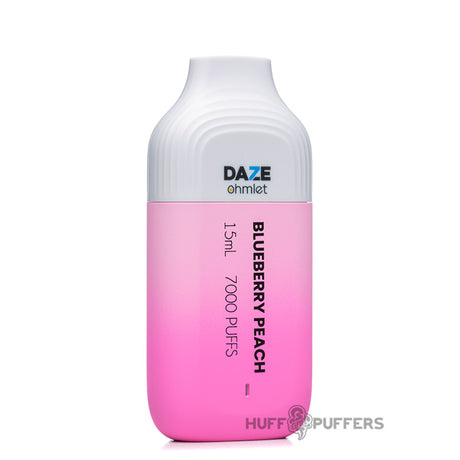 daze ohmlet disposable vape blueberry peach