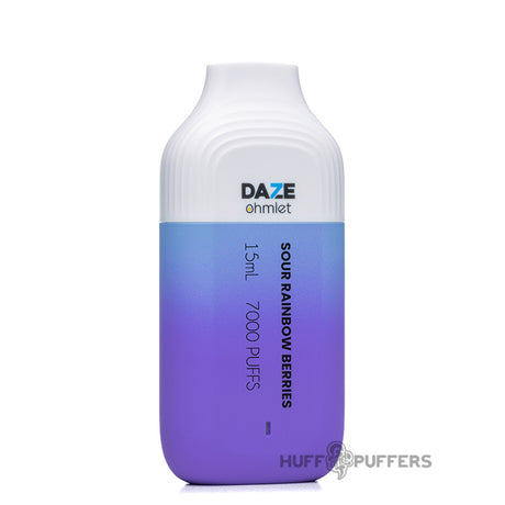 daze ohmlet disposable vape sour rainbow berries