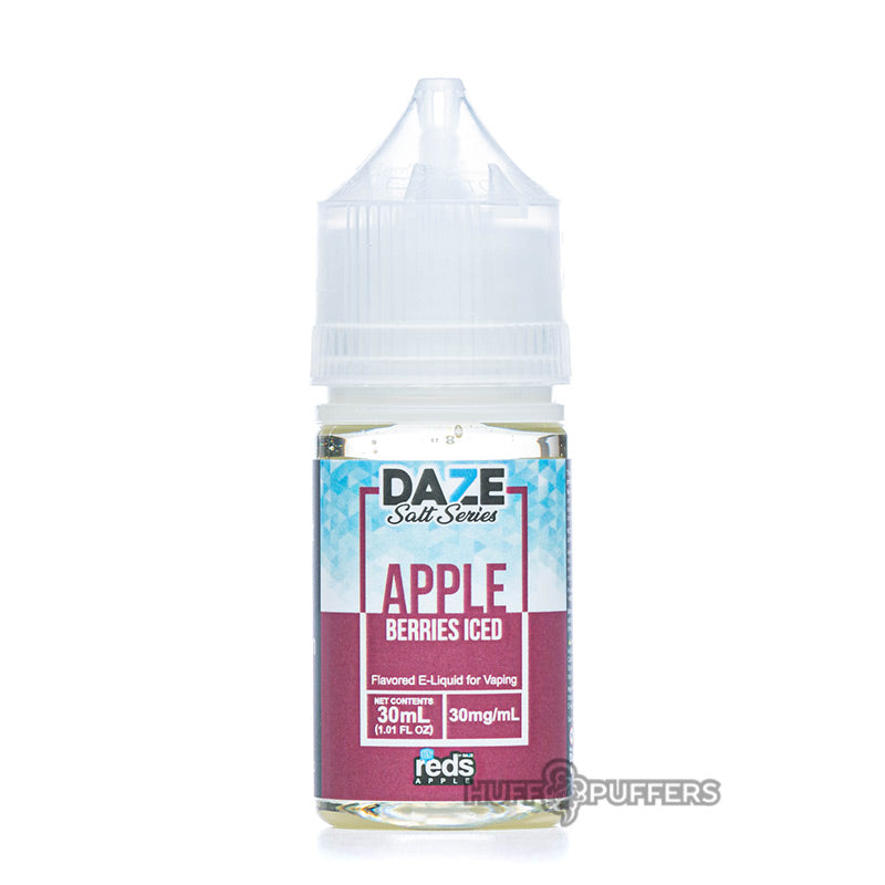 daze salt series apple berries iced 30ml e-juice bottle