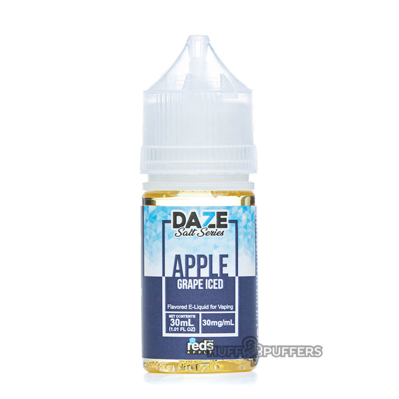 daze salt series apple grape iced 30ml e-juice bottle
