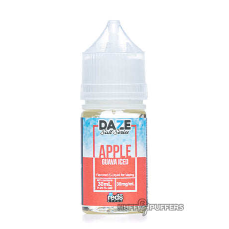 daze salt series apple guava iced 30ml e-juice bottle