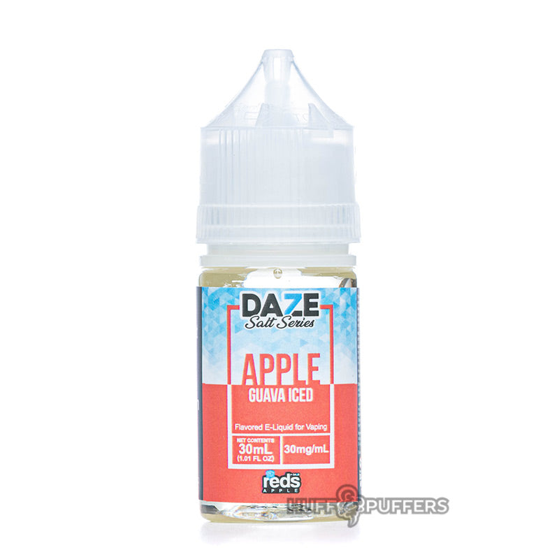 daze salt series apple guava iced 30ml e-juice bottle