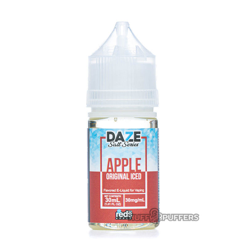daze salt series apple original iced 30ml e-juice bottle