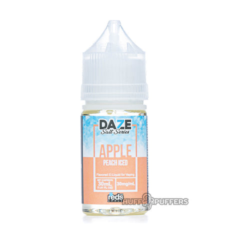 daze salt series apple peach iced 30ml e-juice bottle
