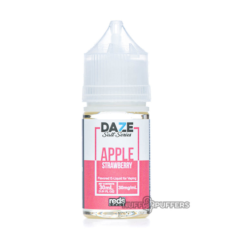 daze salt series apple strawberry 30ml e-juice bottle
