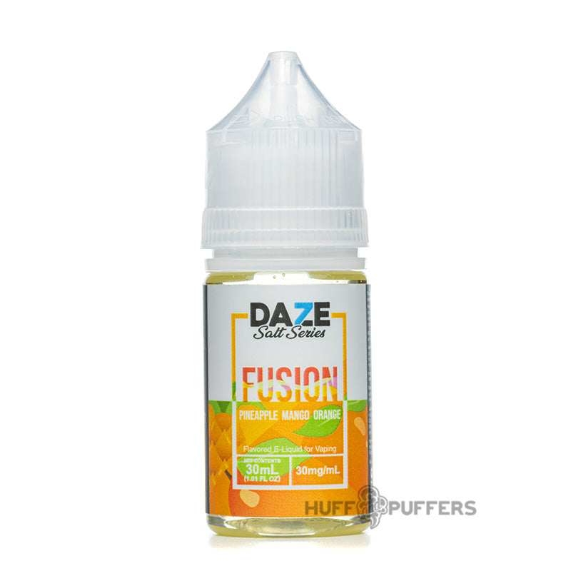 daze fusion salt series pineapple mango orange 30ml e-juice bottle