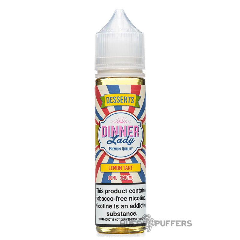 dinner lady lemon tart 60ml e-juice bottle