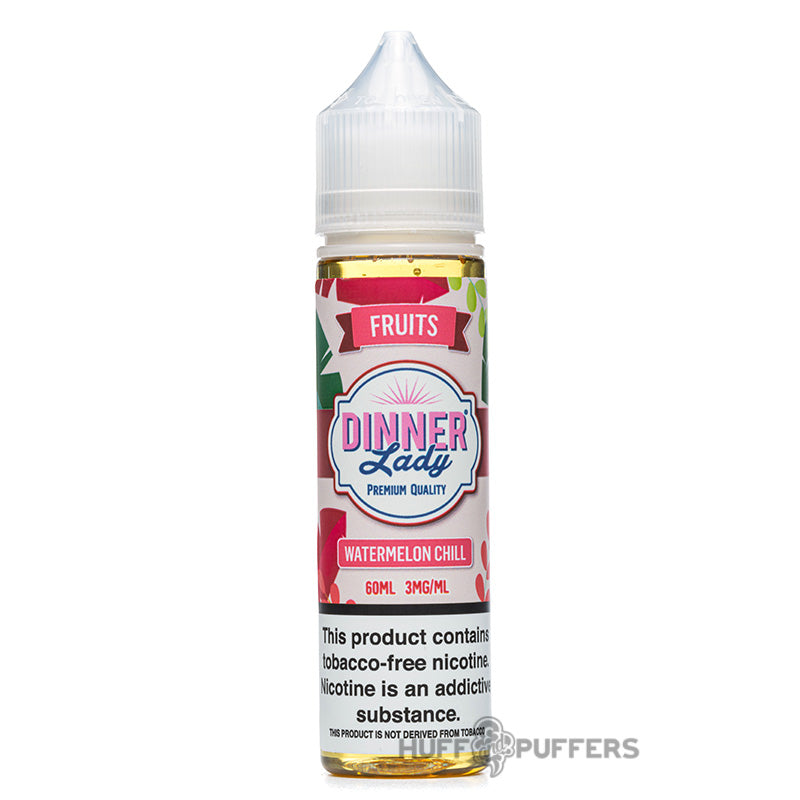 dinner lady watermelon chill 60ml e-juice bottle