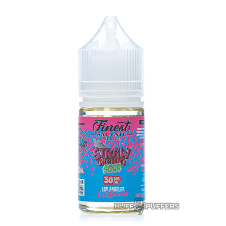 straw melon sour saltnic series 30ml bottle