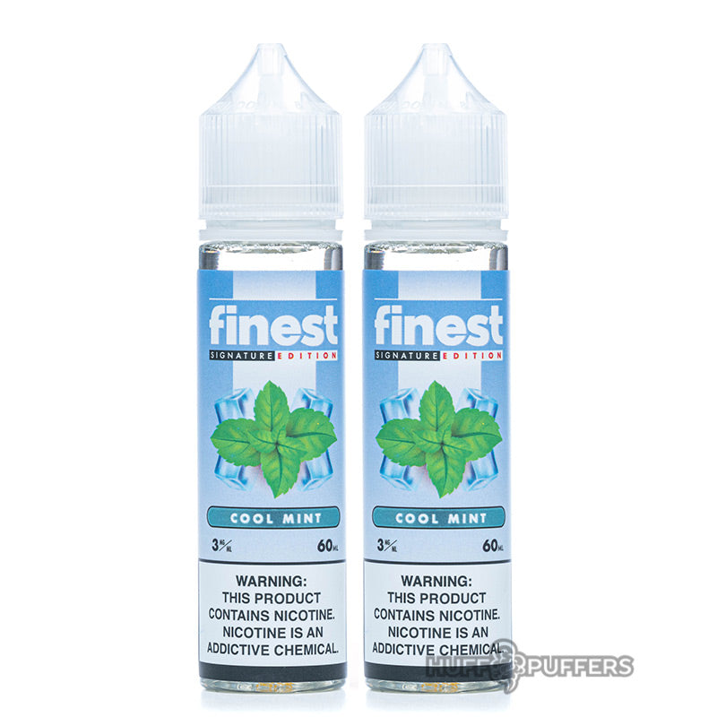 2 60ml bottles of cool mint by finest signature edition