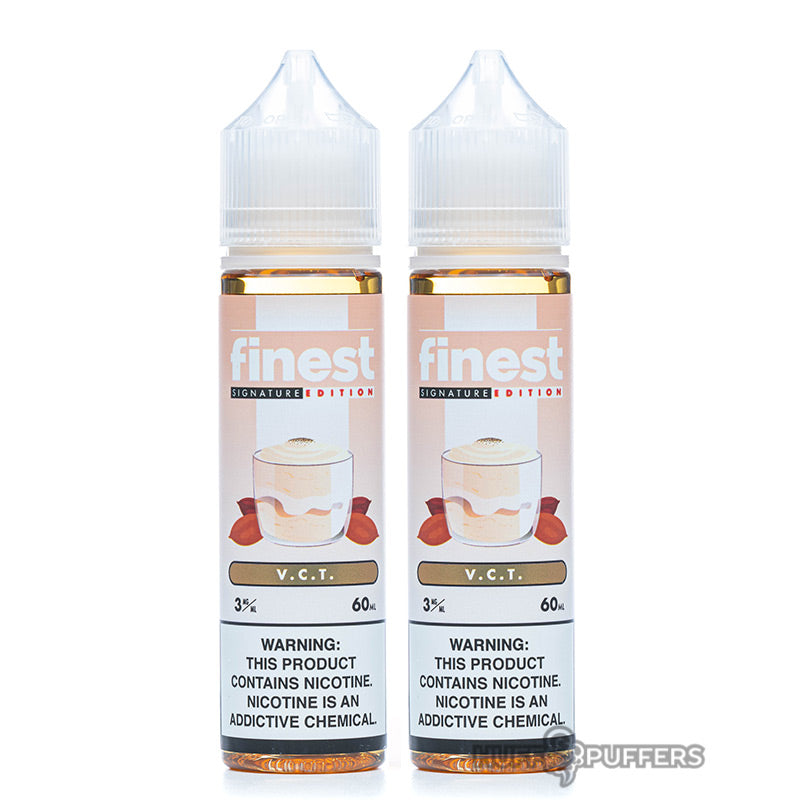 2 60ml bottles of v.c.t. by finest signature edition