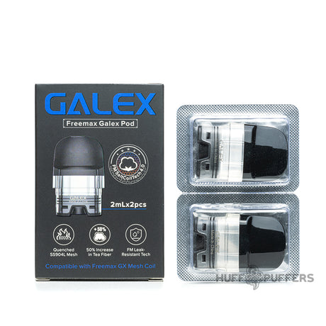 freemax galex replacement pods 2 pack with box packaging