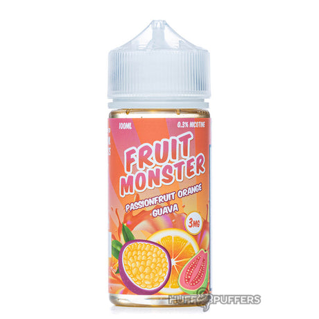 passionfruit orange guava 100ml e-juice bottle by fruit monster