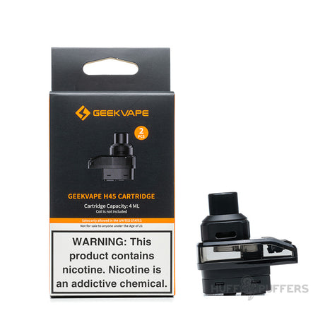 geekvape h45 cartridge with box packaging